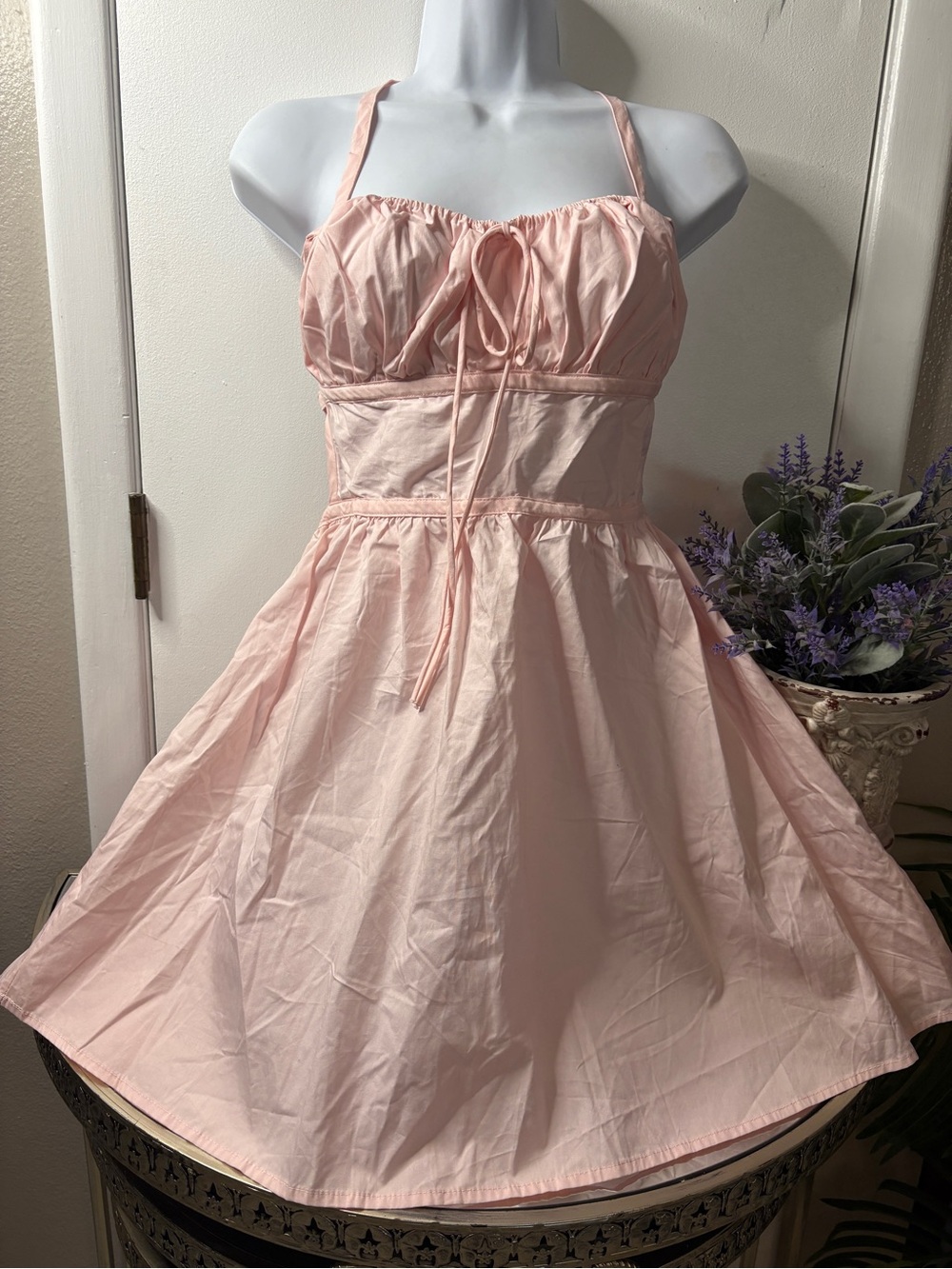 Forever 21 Light Pink Halter Sundress